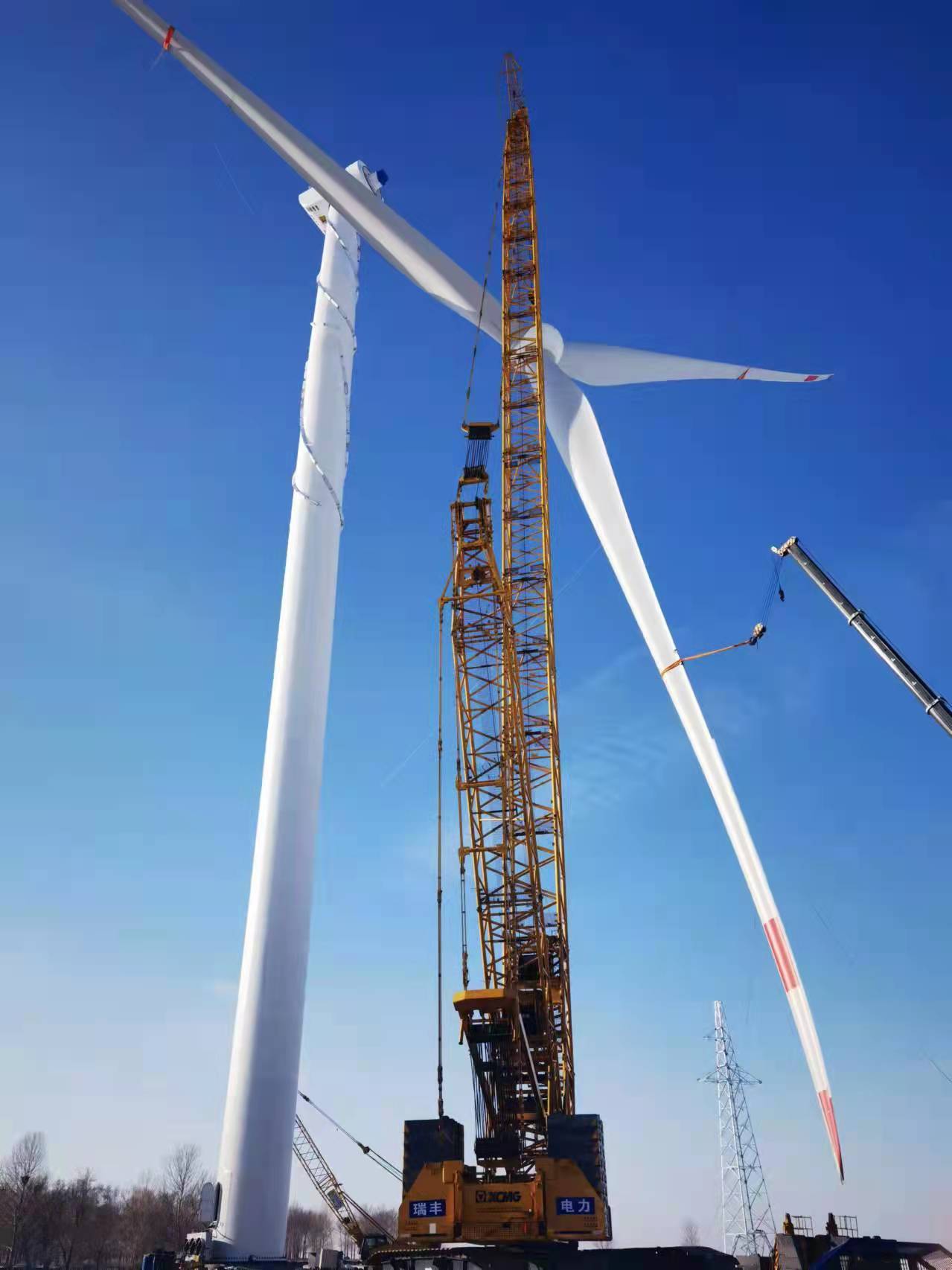 黑龍江省和平牧場13MW分散式風電項目場內施工總承包工程